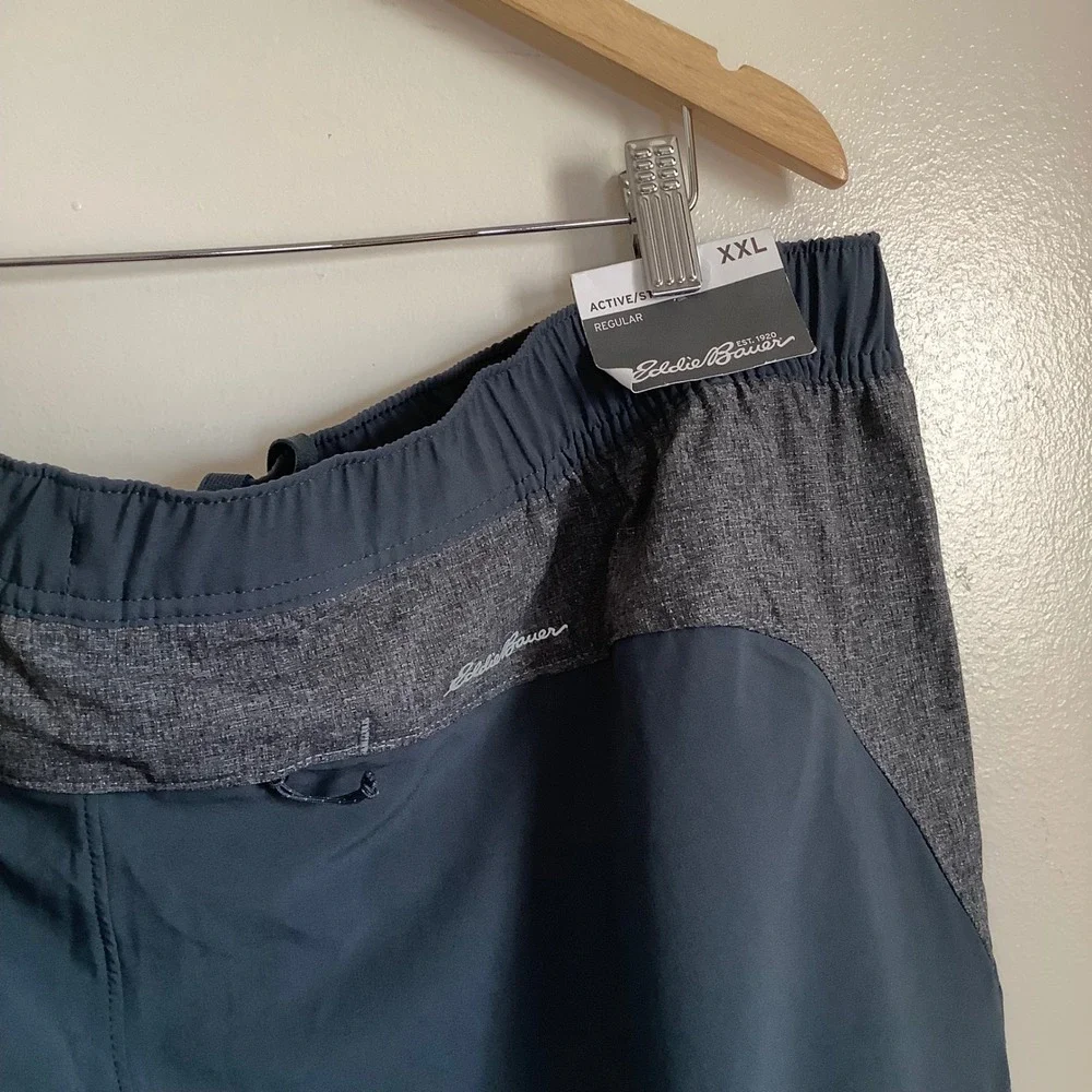 Eddie Bauer Mens Resonance Training Pants Storm Gray XXL Joggers 081-0024